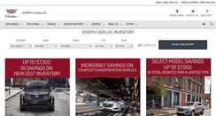 Desktop Screenshot of josephcadillac.com