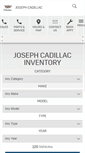Mobile Screenshot of josephcadillac.com